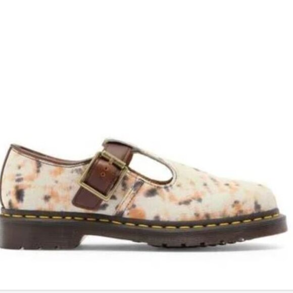 NIB Dr Martens calf hair t strap EU size 41 Mens 8 Womens 9 10 (run large) - Picture 4 of 9